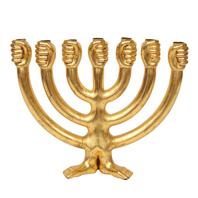 Подсвечник Menorah Глянцевое золото Подсвечник Menorah Глянцевое золото в Волгограде | Loft Concept