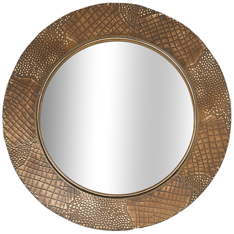 Круглое зеркало Rafferty Round Brass Mirror Латунь Зеркало Круглое зеркало Rafferty Round Brass Mirror Латунь Зеркало в Волгограде | Loft Concept