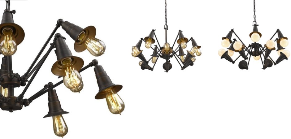 Люстра Loft Spider Chandelier 12 Люстра Loft Spider Chandelier 12 - Loft-Concept в Волгограде