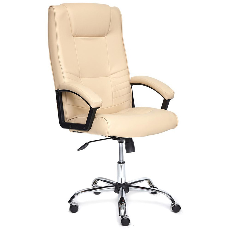 Кресло Gabriel Eco-Leather chair Бежевый Кресло Gabriel Eco-Leather chair Бежевый в Волгограде | Loft Concept