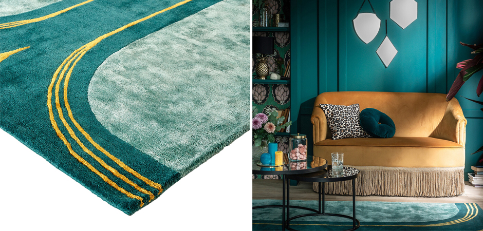 Ковер Carpet Green & Gold Ковер Carpet Green & Gold - Loft-Concept в Волгограде