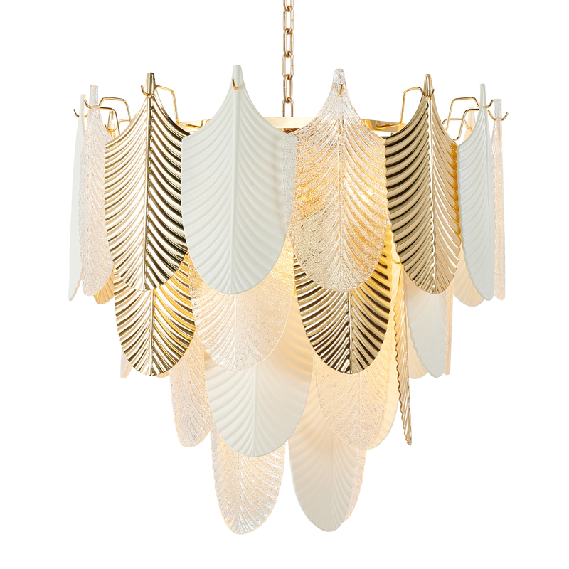 Люстра Abelia Chandelier 62 Золотой Белый Прозрачный Люстра Abelia Chandelier 62 Золотой Белый Прозрачный в Волгограде | Loft Concept