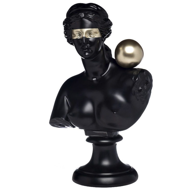Статуэтка Antique Bust woman Золотой Черный в Волгограде | Loft Concept 