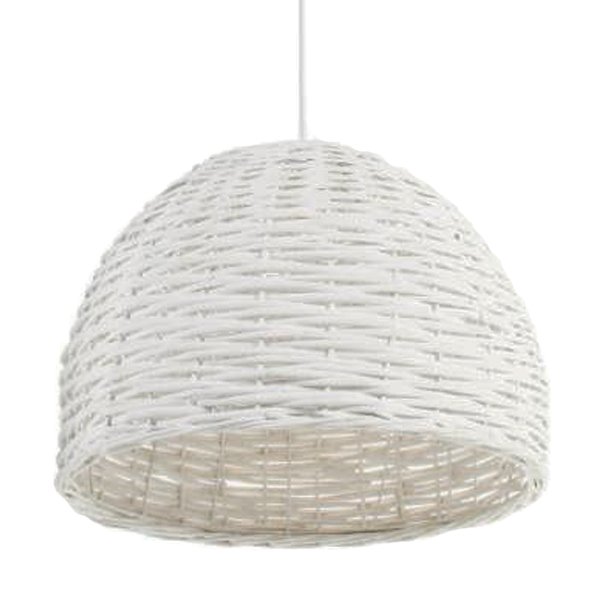Подвесной светильник Wicker Pendant White Белый Подвесной светильник Wicker Pendant White Белый в Волгограде | Loft Concept