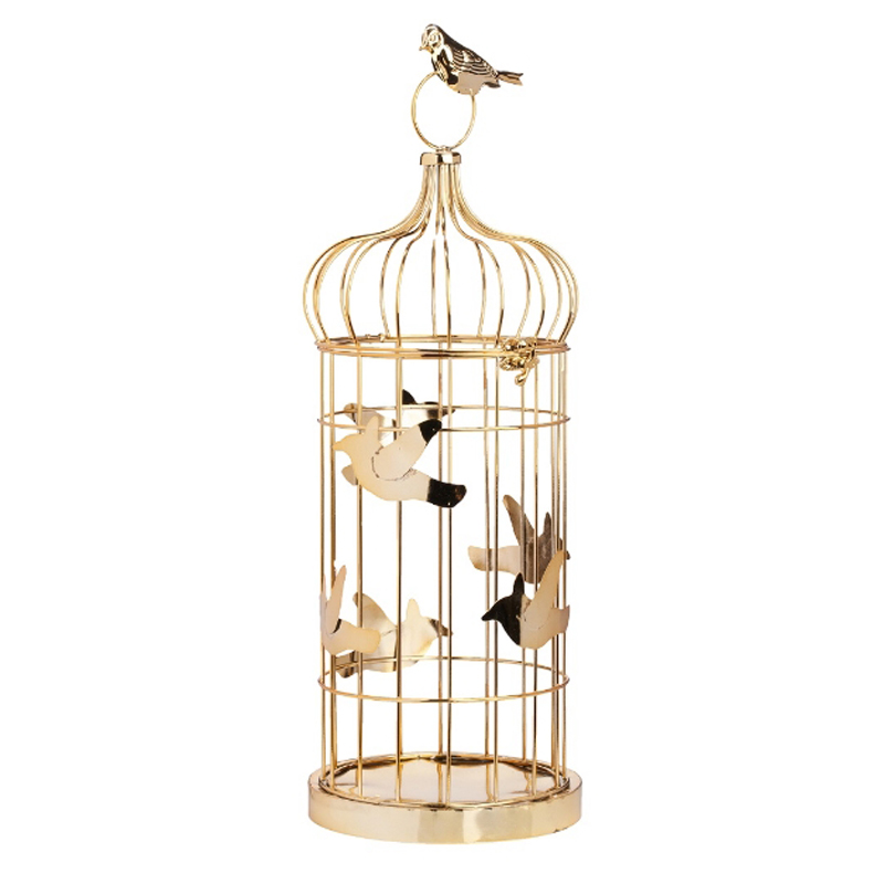 Подсвечник Bird Cage Золотой Подсвечник Bird Cage Золотой в Волгограде | Loft Concept