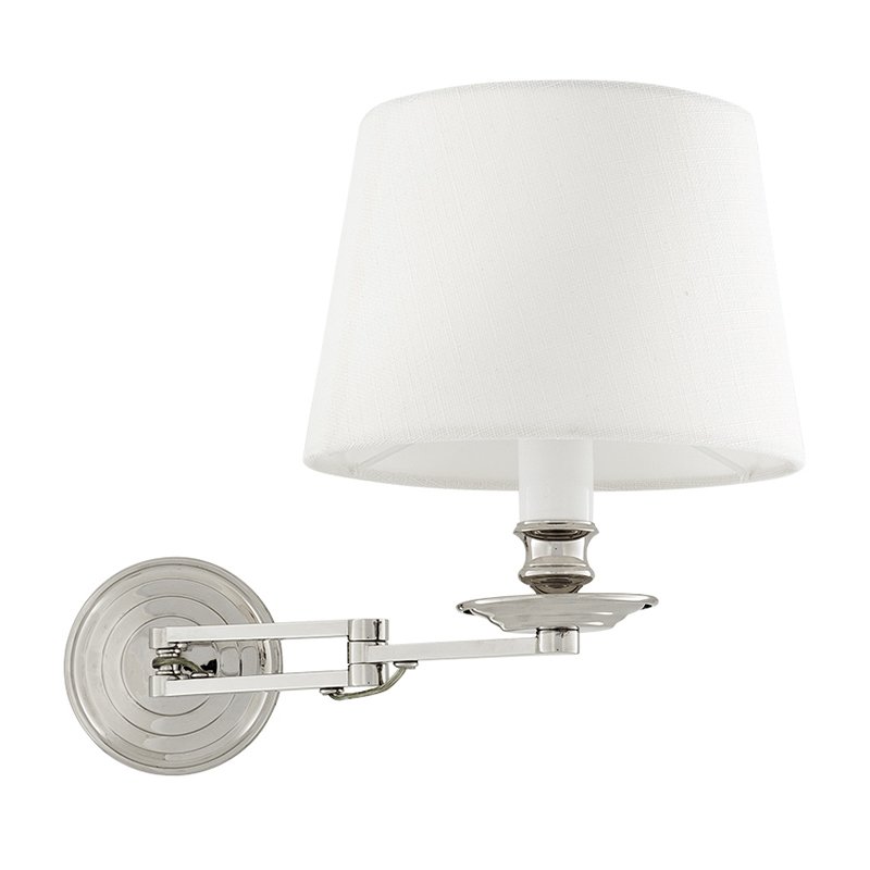 Бра Wall Lamp Eclips Nickel Никель Белый Бра Wall Lamp Eclips Nickel Никель Белый в Волгограде | Loft Concept