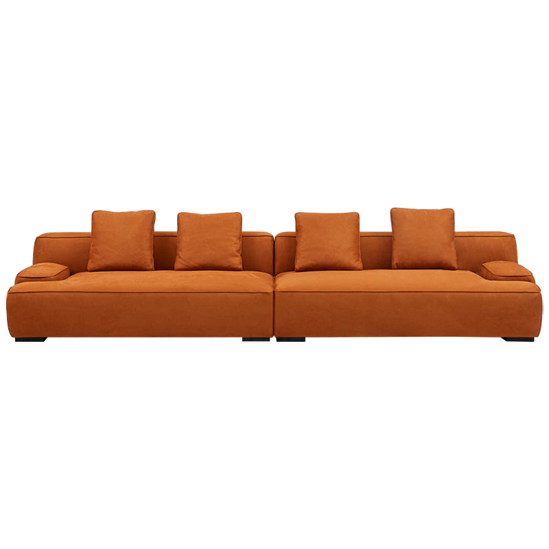 Диван Colby Orange Sofa Оранжевый Диван Colby Orange Sofa Оранжевый в Волгограде | Loft Concept