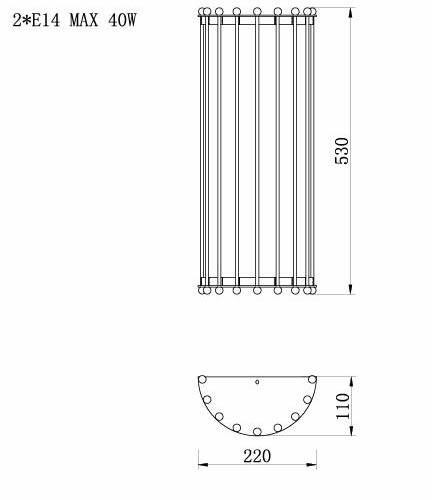 Бра Lantern Tiziano Chromium Sconces Бра Lantern Tiziano Chromium Sconces в Волгограде