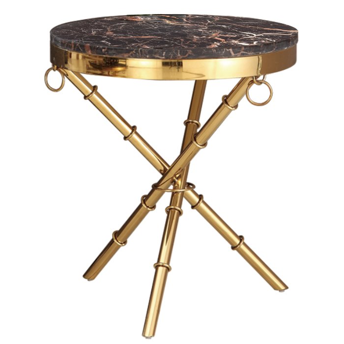 Приставной стол Side Table Omni Золотой Приставной стол Side Table Omni Золотой в Волгограде | Loft Concept