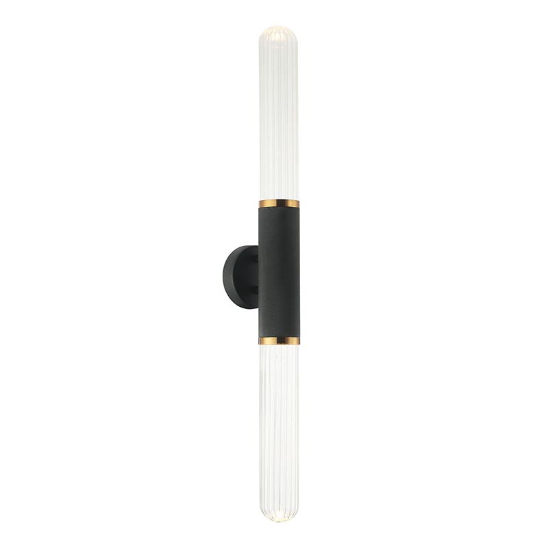 Бра Grover Black Transparent Wall Lamp Прозрачное Стекло Черный Глянцевое золото Бра Grover Black Transparent Wall Lamp Прозрачное Стекло Черный Глянцевое золото в Волгограде | Loft Concept