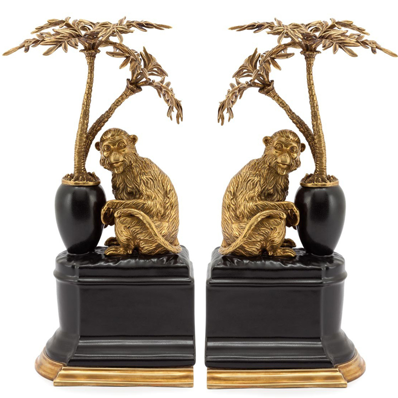 Держатель для книг BOOKEND MONKEY ATLANTIDE Бронза Черный Держатель для книг BOOKEND MONKEY ATLANTIDE Бронза Черный в Волгограде | Loft Concept