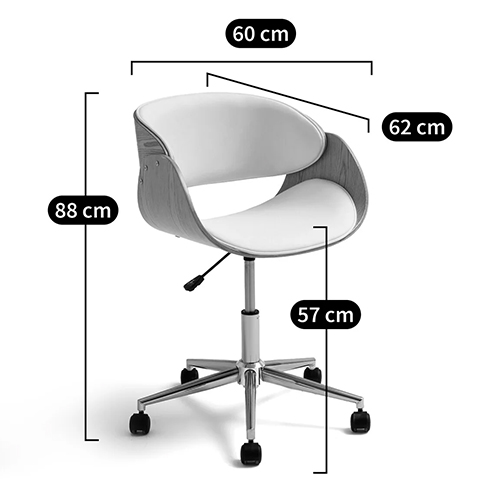 Вращающееся офисное кресло на колёсах Delwyn Chair Вращающееся офисное кресло на колёсах Delwyn Chair в Волгограде