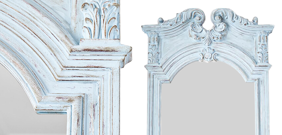 Зеркало Lupescu Mirror Pastel Blue Зеркало Lupescu Mirror Pastel Blue - Loft-Concept в Волгограде