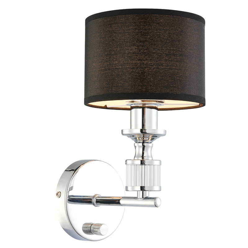 Бра Isidora Sconce Хром Серый Прозрачный Бра Isidora Sconce Хром Серый Прозрачный в Волгограде | Loft Concept
