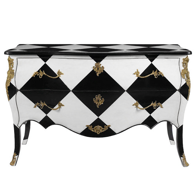 Комод ROMILLE COMMODE CHEST Бронза Черно-белый Комод ROMILLE COMMODE CHEST Бронза Черно-белый в Волгограде | Loft Concept