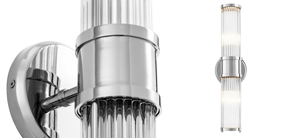 Бра Wall Lamp Claridges Double Nickel Бра Wall Lamp Claridges Double Nickel - Loft-Concept в Волгограде