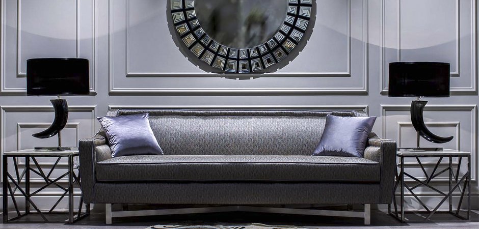 Приставной стол Serene Furnishing Chrome Marble Top Side Table Приставной стол Serene Furnishing Chrome Marble Top Side Table - Loft-Concept в Волгограде