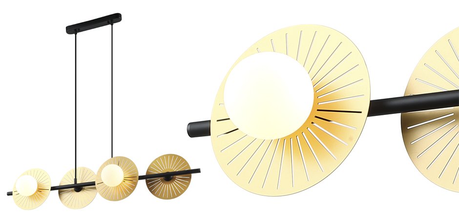 Люстра Balls & Discs Horizontal 4 Люстра Balls & Discs Horizontal 4 - Loft-Concept в Волгограде