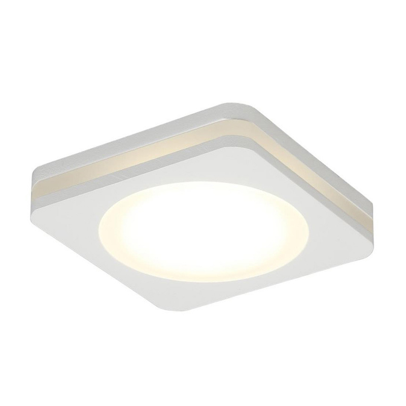 Белый квадратный спот Embedded Light Белый Белый квадратный спот Embedded Light Белый в Волгограде | Loft Concept