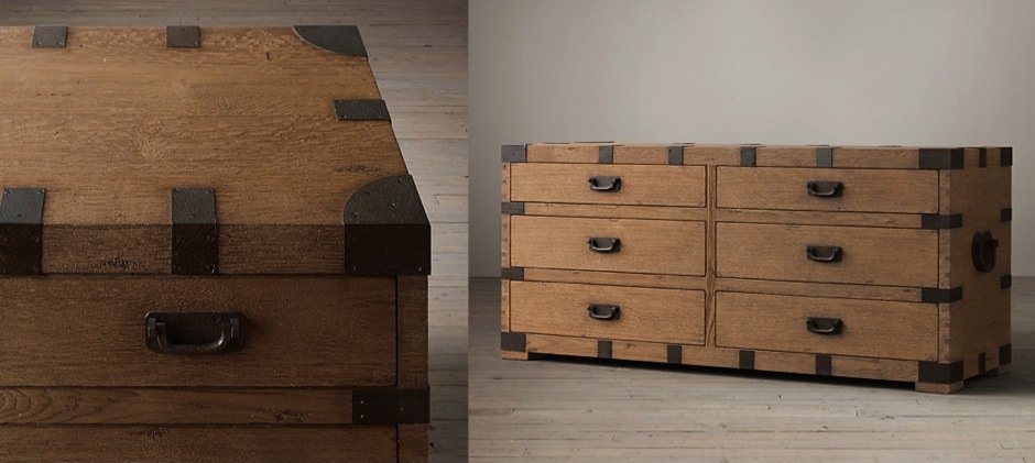 Комод в винтажном стиле Vintage Antique Oak Wide Комод в винтажном стиле Vintage Antique Oak Wide - Loft-Concept в Волгограде