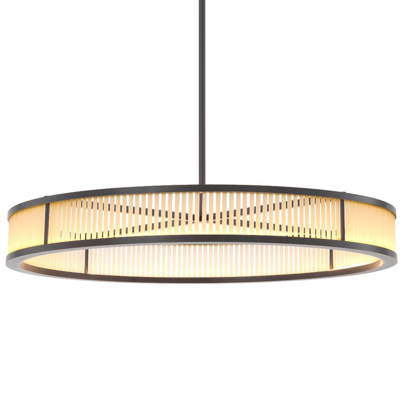 Люстра Eichholtz Chandelier Thibaud L Bronze Темная бронза Белое матовое стекло Люстра Eichholtz Chandelier Thibaud L Bronze Темная бронза Белое матовое стекло в Волгограде | Loft Concept