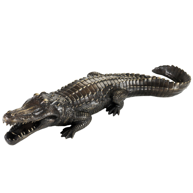 Статуэтка Eichholtz Crocodile Винтажная латунь Статуэтка Eichholtz Crocodile Винтажная латунь в Волгограде | Loft Concept