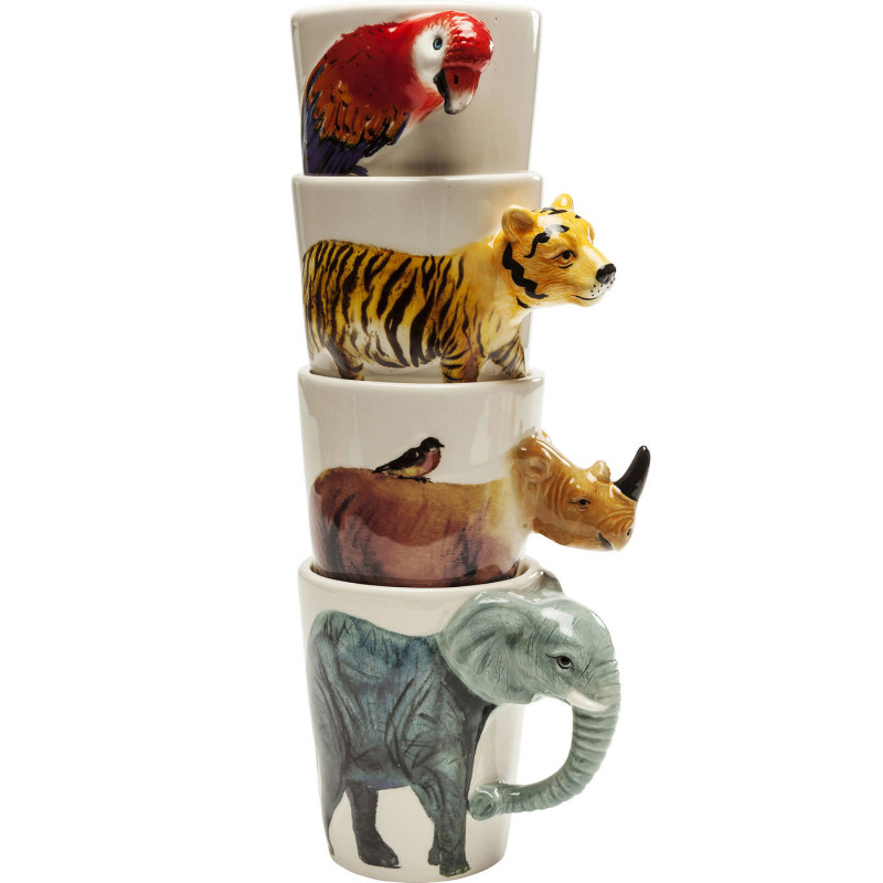 Кружка Tropical Animals mug Мульти в Волгограде | Loft Concept 