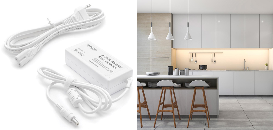 Комплект светодиодной ленты 14,4W/m 60LED/m 5050SMD теплый белый Комплект светодиодной ленты 14,4W/m 60LED/m 5050SMD теплый белый - Loft-Concept в Волгограде