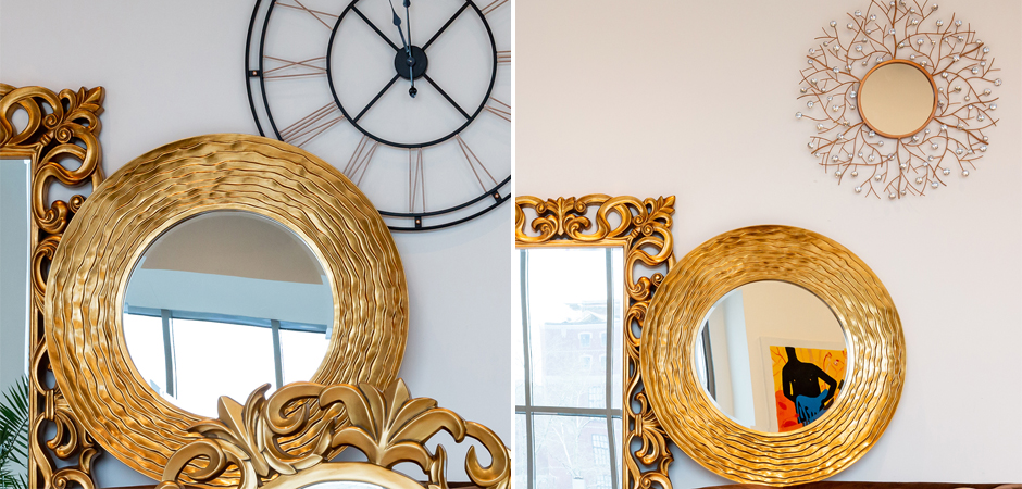 Зеркало Golden Waves Mirror Зеркало Golden Waves Mirror - Loft-Concept в Волгограде