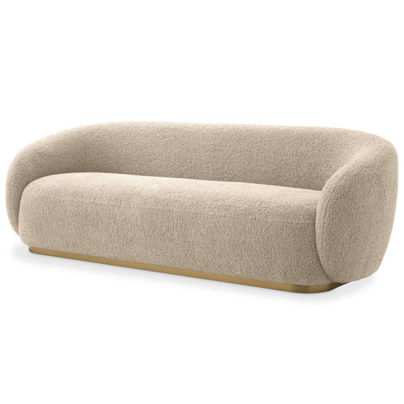 Диван Eichholtz Sofa Brice Sand Песочный Латунь Диван Eichholtz Sofa Brice Sand Песочный Латунь в Волгограде | Loft Concept