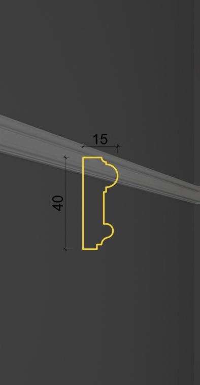Гладкий молдинг MT-11 в Волгограде