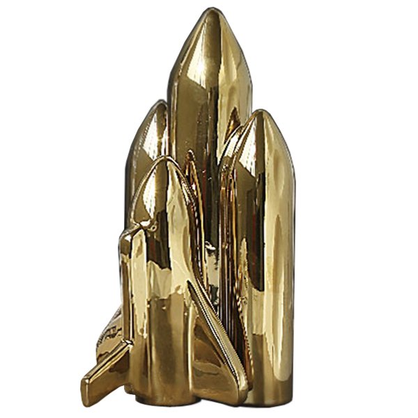 Статуэтка SELETTI gold rocket Глянцевое золото Статуэтка SELETTI gold rocket Глянцевое золото в Волгограде | Loft Concept