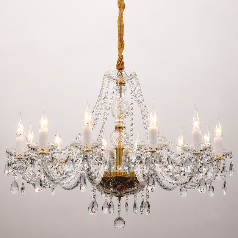 Люстра Megane Chandelier 82 Прозрачный Глянцевое золото Люстра Megane Chandelier 82 Прозрачный Глянцевое золото в Волгограде | Loft Concept