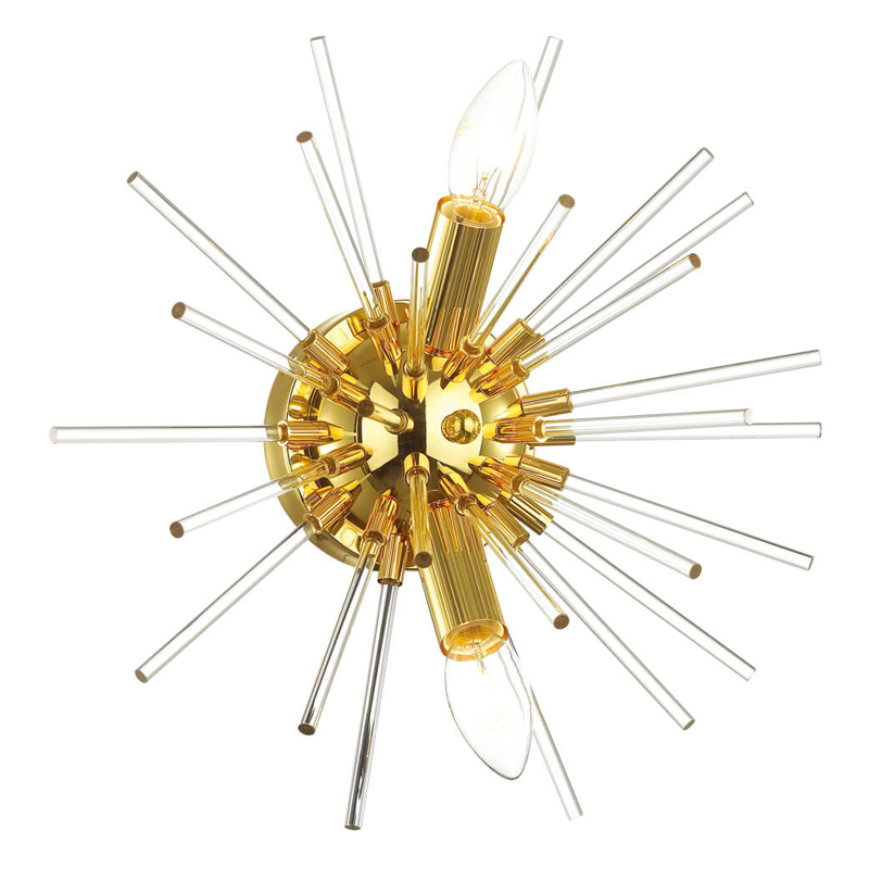 Бра Varg Sputnik Sconce Gold Глянцевое золото Прозрачный Бра Varg Sputnik Sconce Gold Глянцевое золото Прозрачный в Волгограде | Loft Concept