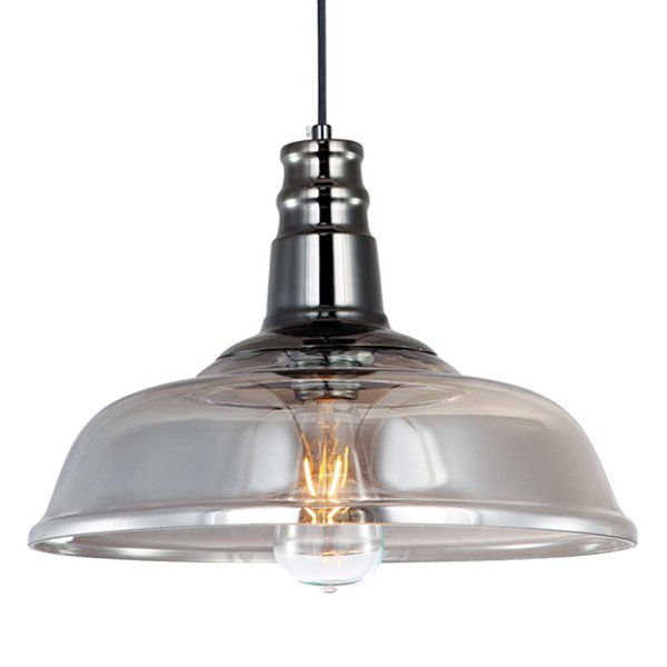 Подвесной светильник Loft Industrial French Glass Дымчатый (Smoke) Подвесной светильник Loft Industrial French Glass Дымчатый (Smoke) в Волгограде | Loft Concept