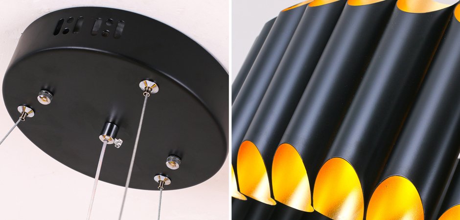 Люстра GALLIANO ROUND SUSPENSION LIGHT by DELIGHTFULL Black Люстра GALLIANO ROUND SUSPENSION LIGHT by DELIGHTFULL Black - Loft-Concept в Волгограде