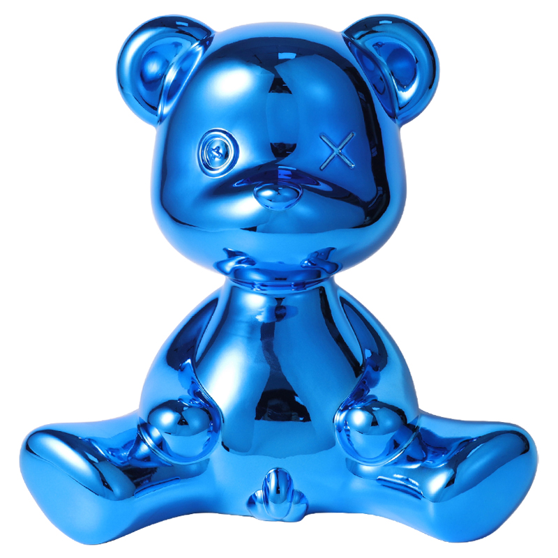 Статуэтка Teddy Boy Metal Finish with Cable Синий Синий Статуэтка Teddy Boy Metal Finish with Cable Синий Синий в Волгограде | Loft Concept