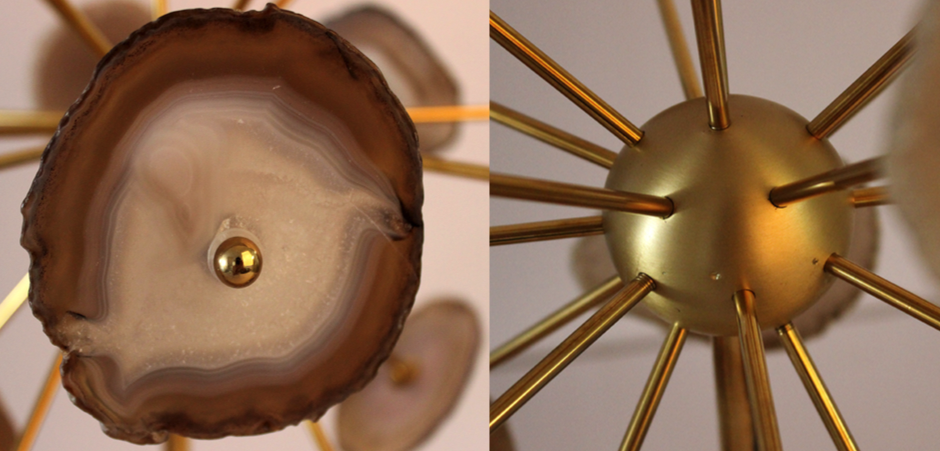 Аксессуар Agate Burst Brass Аксессуар Agate Burst Brass - Loft-Concept в Волгограде