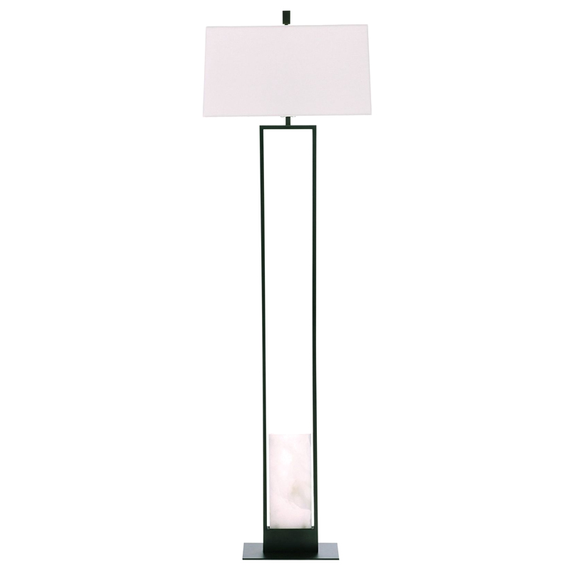Торшер Arteriors MARKHAM FLOOR LAMP Бронза Белый Черный Торшер Arteriors MARKHAM FLOOR LAMP Бронза Белый Черный в Волгограде | Loft Concept