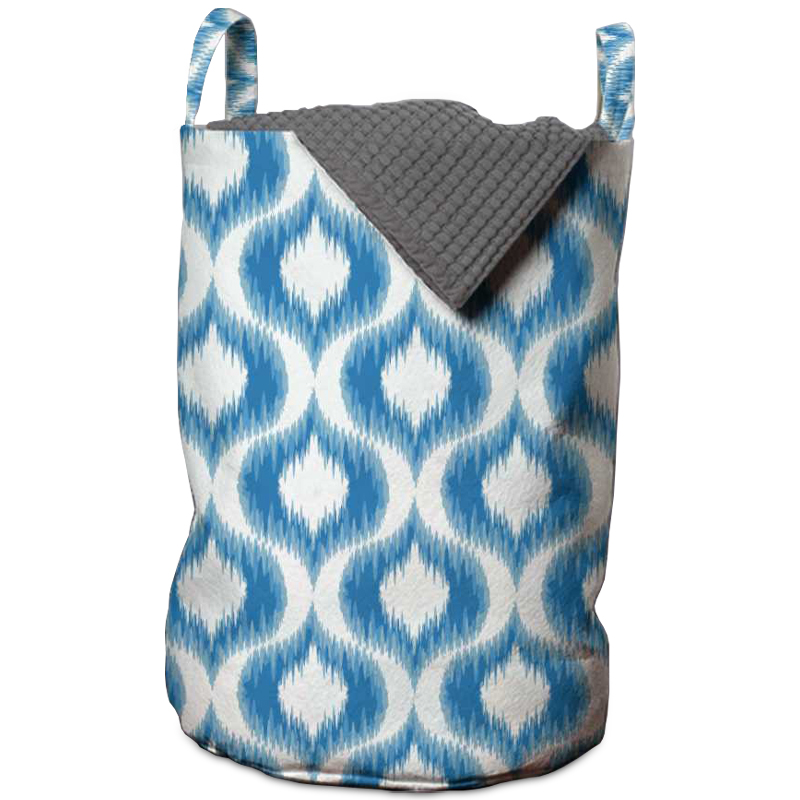Корзина Blue Ornament Basket Белый Синий Корзина Blue Ornament Basket Белый Синий в Волгограде | Loft Concept