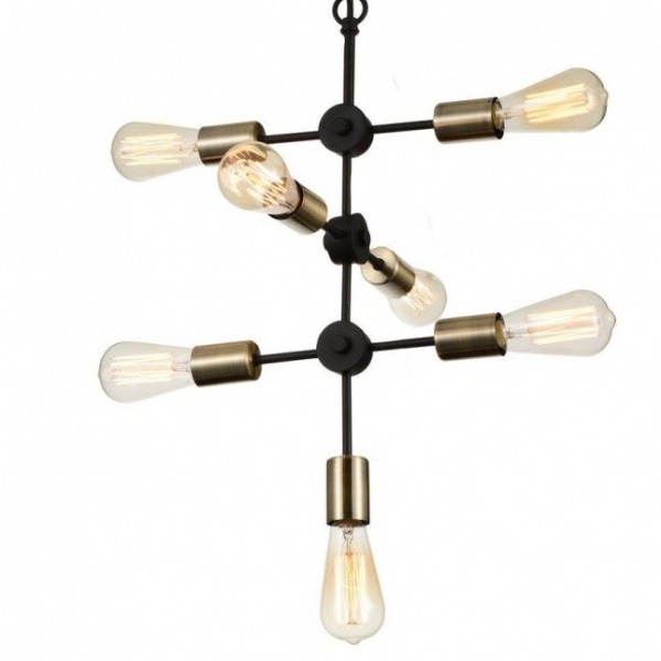 Люстра Bulb Netsch Pendant 7 Черный Люстра Bulb Netsch Pendant 7 Черный в Волгограде | Loft Concept