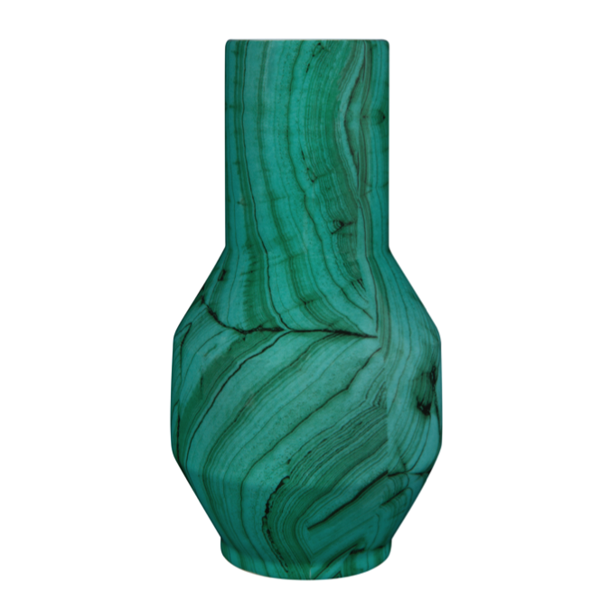 Ваза Malachite Vase rubikon Малахит Ваза Malachite Vase rubikon Малахит в Волгограде | Loft Concept