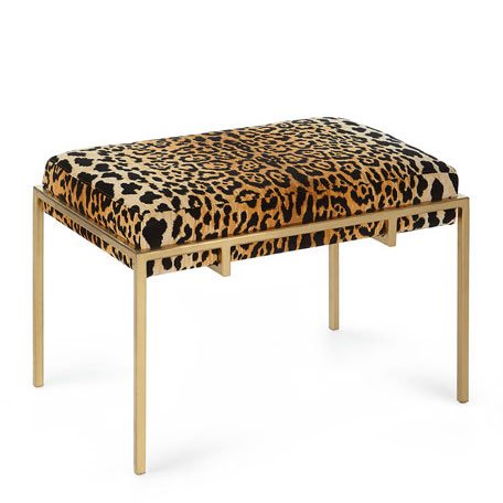 Пуф Metal and Leopard Ottoman Мульти Пуф Metal and Leopard Ottoman Мульти в Волгограде | Loft Concept