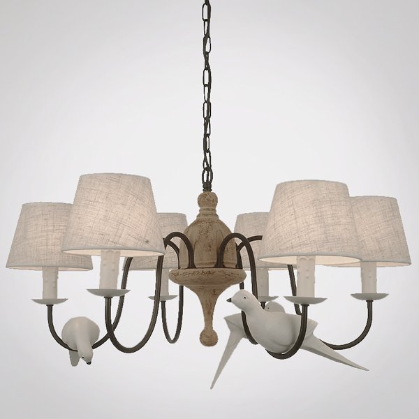 Люстра Norman Bird Chandelier ivory ( слоновая кость ) Люстра Norman Bird Chandelier ivory ( слоновая кость ) в Волгограде | Loft Concept
