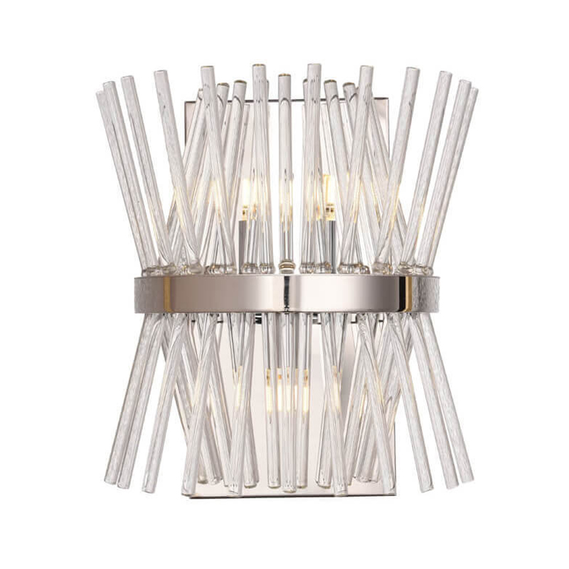 Бра Nembus Rini Wall Lamp Хром Прозрачное Стекло Бра Nembus Rini Wall Lamp Хром Прозрачное Стекло в Волгограде | Loft Concept