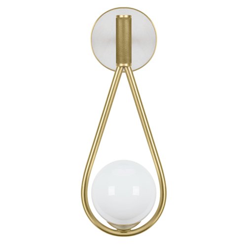 Бра CORDA Wall Lamp Латунь Белый Бра CORDA Wall Lamp Латунь Белый в Волгограде | Loft Concept