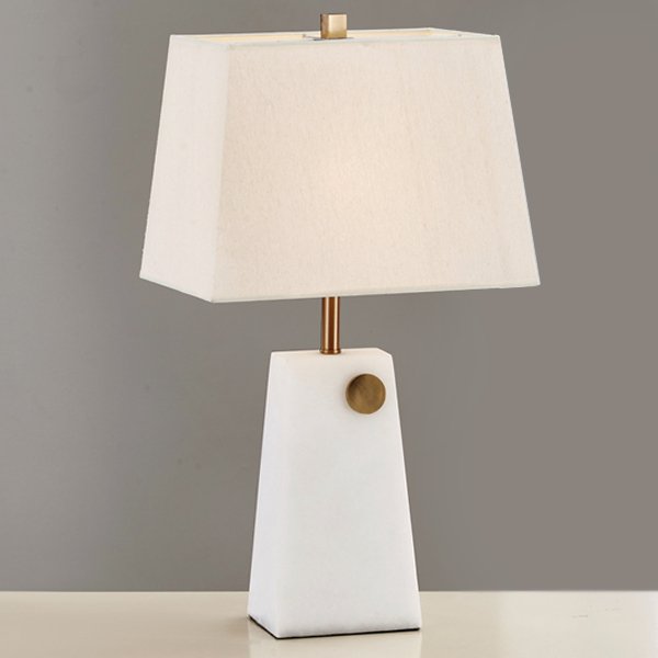 Настольная лампа Table lamp marble White Белый Настольная лампа Table lamp marble White Белый в Волгограде | Loft Concept
