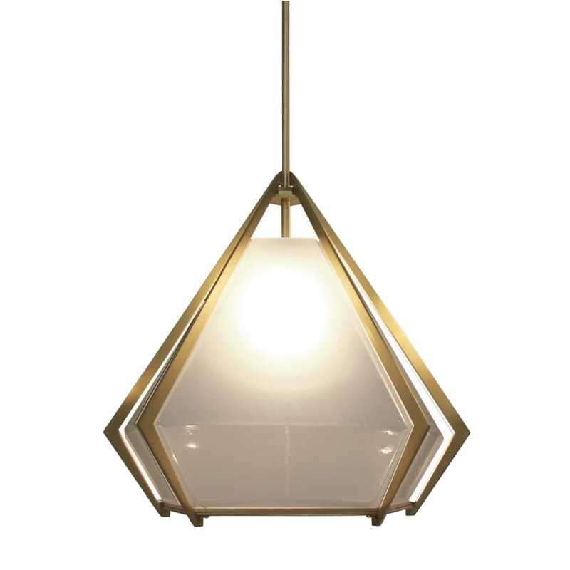 Подвесной светильник Harlow Pendant Lamp white Золотой Белый Подвесной светильник Harlow Pendant Lamp white Золотой Белый в Волгограде | Loft Concept