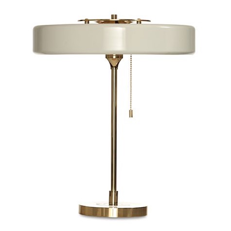 Настольная Bert Frank Revolve Table Lamp White Латунь Белый Настольная Bert Frank Revolve Table Lamp White Латунь Белый в Волгограде | Loft Concept