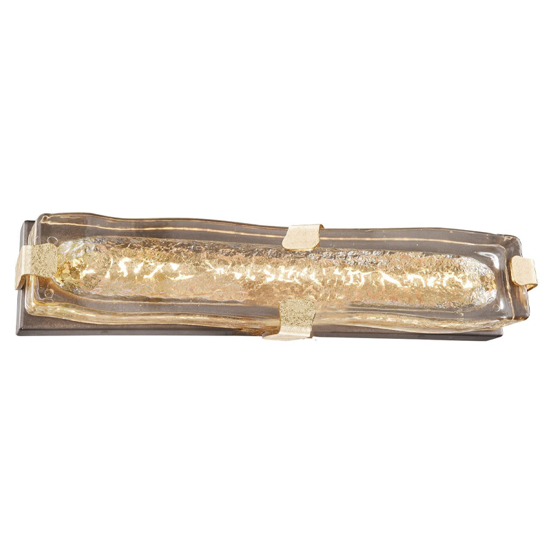 Бра с плафоном из выдувного муранского стекла Lumpio Gold Золотой Коричневый Бра с плафоном из выдувного муранского стекла Lumpio Gold Золотой Коричневый в Волгограде | Loft Concept